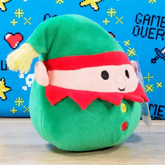 Squishmallow Elliot the Elf 4.5" UltraSoft Stuffed Christmas Holiday Plush NWT - Picture 2 of 12